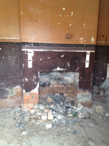 One of two fireplaces I could see